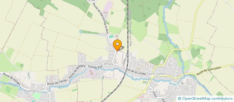 localisation de l'entreprise SCI DE LA TUILERIE  CLENAY