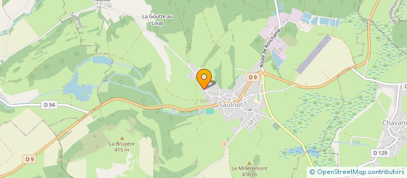 localisation de l'entreprise SCI DE LA TUILERIE  SAULNOT