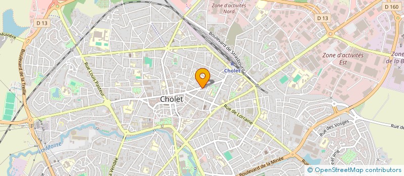 localisation de l'entreprise SCI DE LA TUILERIE à CHOLET