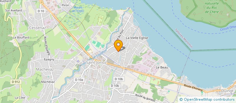localisation de l'entreprise SCI DE LA TUILERIE à SAINT-JORIOZ