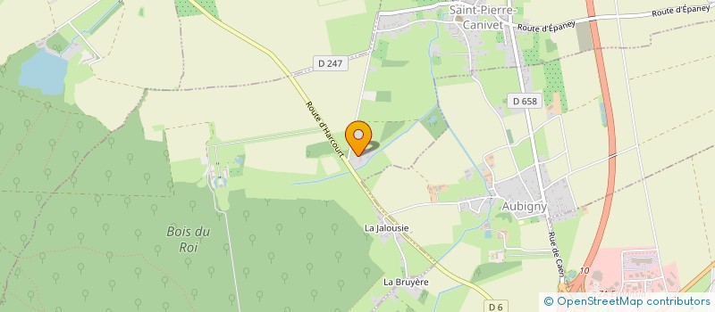 localisation de l'entreprise SCI DE LA TUILERIE  SAINT-PIERRE-CANIVET