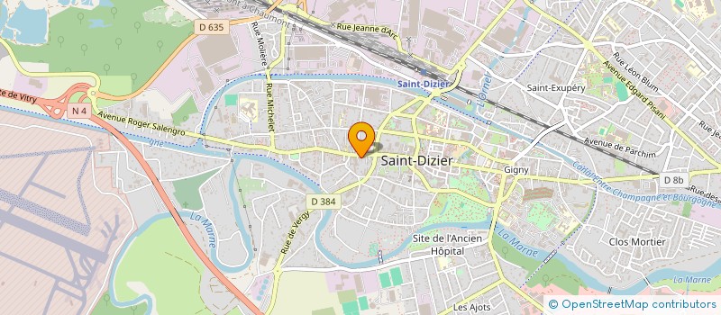 localisation de l'entreprise SCI DE LA TUILERIE à SAINT-DIZIER