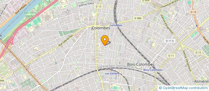 localisation de l'entreprise SCI DE LA TUILERIE à COLOMBES
