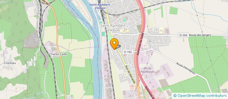 localisation de l'entreprise SCI  DE LA TULANDIERE SUD  SAINT RAMBERT D'ALBON