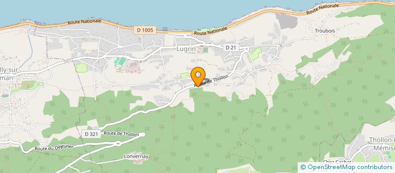 localisation de l'entreprise SCI DE LA TURBINE  LUGRIN