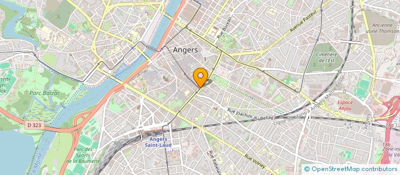 localisation de l'entreprise SCI DE LA TURPINIERE à ANGERS