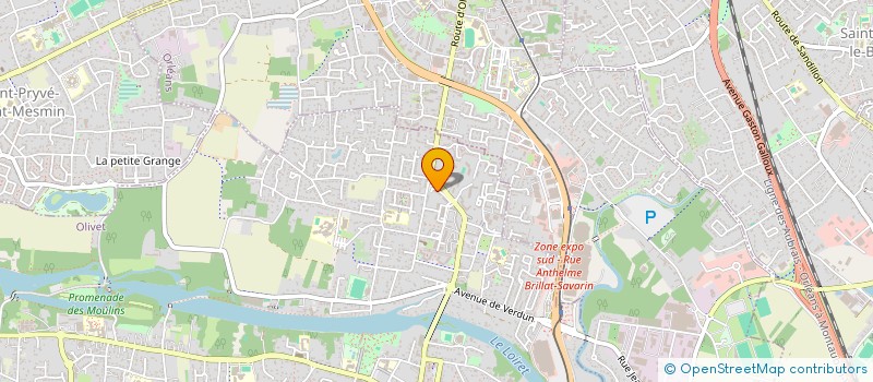 localisation de l'entreprise SCI DE LA TUTTE à OLIVET