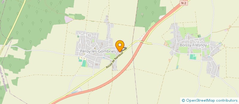 localisation de l'entreprise SCI DE LA VACHE NOIRE  PEROY-LES-GOMBRIES