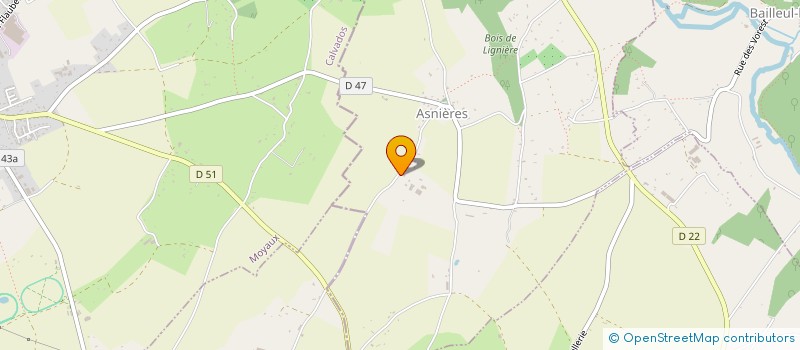 localisation de l'entreprise SCI DE LA VACHERIE  ASNIERES