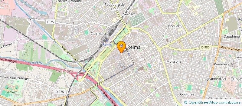 localisation de l'entreprise SCI DE LA VALETTE  REIMS