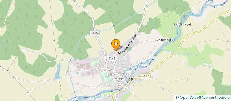 localisation de l'entreprise SCI DE LA VALLE D'AUPIN  BRIARE