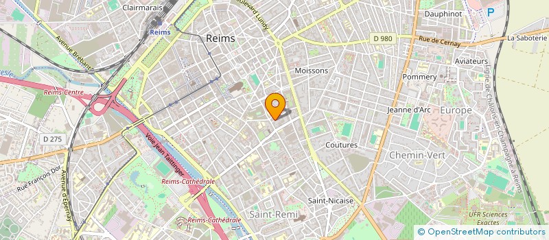localisation de l'entreprise SCI DE LA VALLEE à REIMS