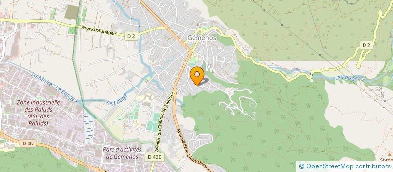 localisation de l'entreprise SCI DE LA VALLEE  GEMENOS