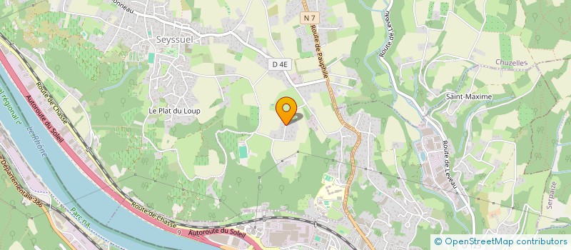 localisation de l'entreprise SCI DE LA VALLEE  SEYSSUEL