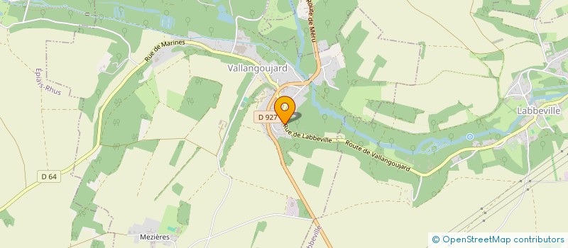 localisation de l'entreprise SCI DE LA VALLEE  VALLANGOUJARD