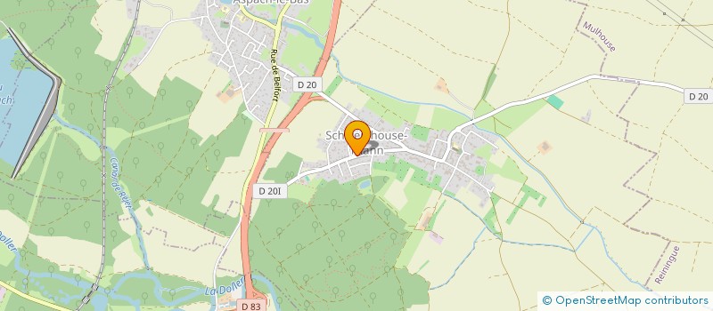 localisation de l'entreprise SCI DE LA VALLEE  SCHWEIGHOUSE-THANN