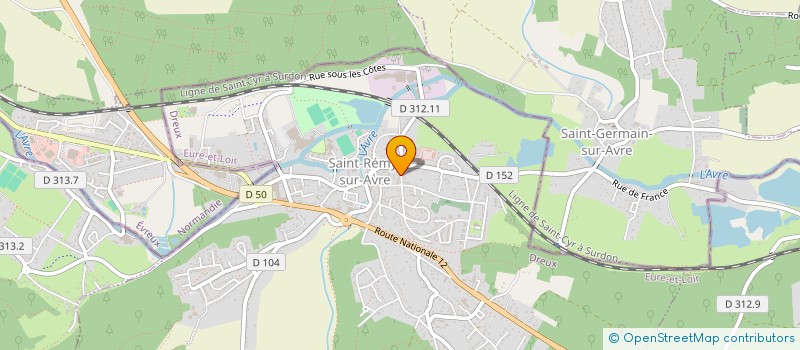 localisation de l'entreprise SCI DE LA VALLEE à SAINT-REMY-SUR-AVRE