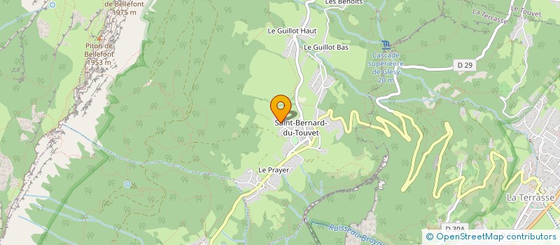 localisation de l'entreprise SCI DE LA VALLEE  LUMBIN