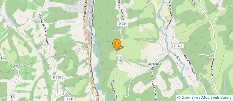 localisation de l'entreprise SCI DE LA VALLEE  GAN