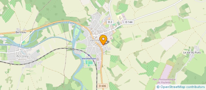 localisation de l'entreprise SCI DE LA VALLEE  VERMENTON