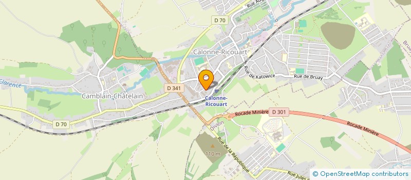 localisation de l'entreprise SCI DE LA VALLEE  CALONNE-RICOUART