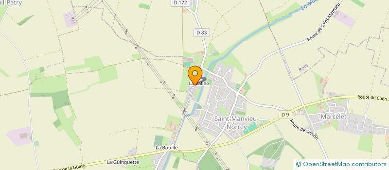 localisation de l'entreprise SCI DE LA VALLEE  SAINT-MANVIEU-NORREY