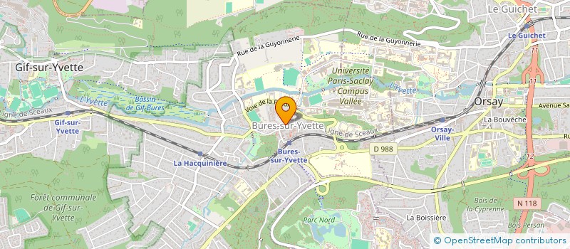 localisation de l'entreprise SCI DE LA VALLEE  BURES-SUR-YVETTE