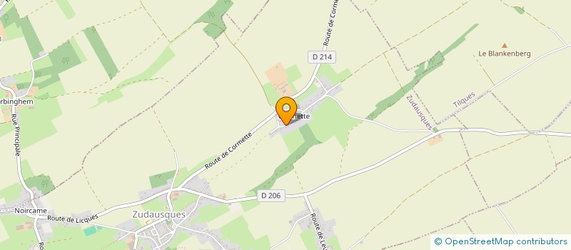 localisation de l'entreprise SCI DE LA VALLEE  ZUDAUSQUES