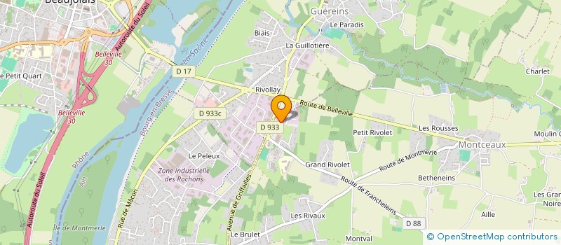 localisation de l'entreprise SCI DE LA VALLEE  MONTCEAUX