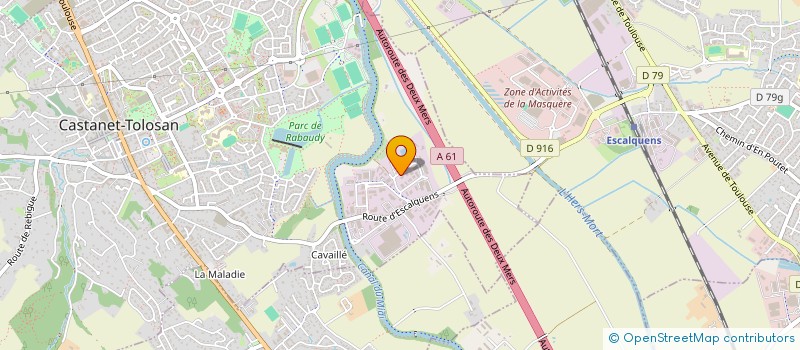 localisation de l'entreprise SCI DE LA VALLEE à CASTANET-TOLOSAN