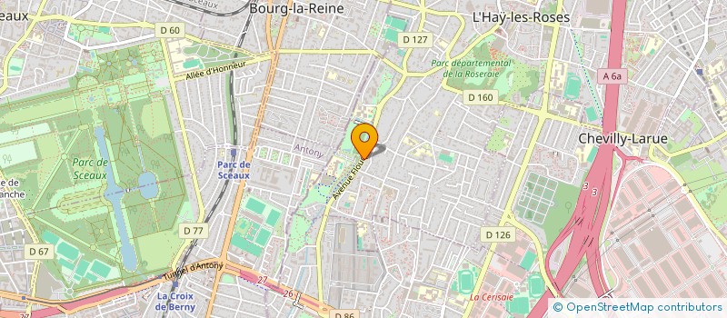 localisation de l'entreprise SCI DE LA VALLEE  L'HAY-LES-ROSES