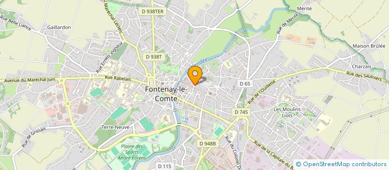 localisation de l'entreprise SCI DE LA VALLEE  FONTENAY-LE-COMTE