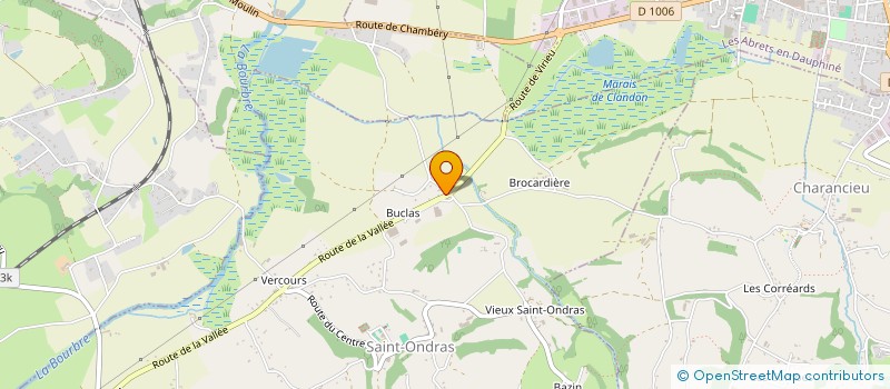 localisation de l'entreprise SCI DE LA VALLEE  SAINT-ONDRAS