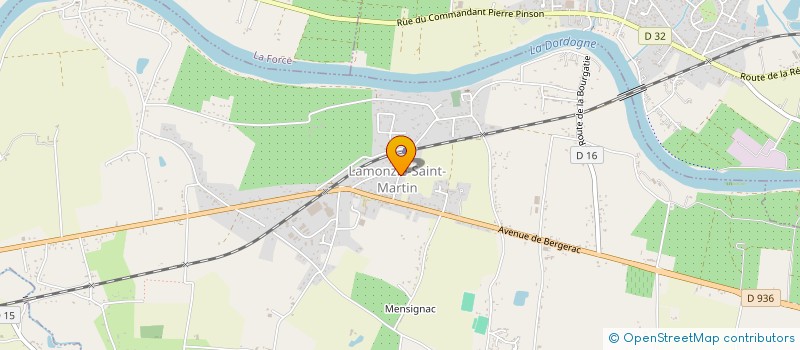 localisation de l'entreprise SCI DE LA VALLEE  LAMONZIE-SAINT-MARTIN