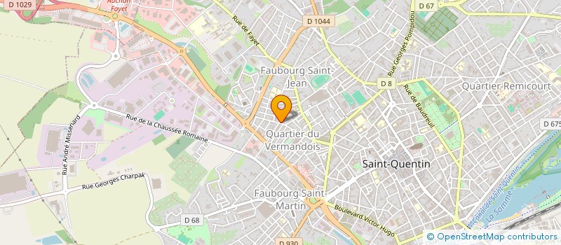 localisation de l'entreprise SCI DE LA VALLEE à SAINT-QUENTIN