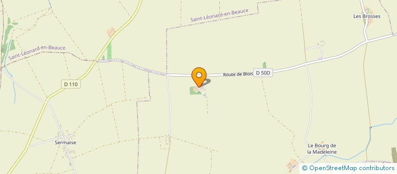 localisation de l'entreprise SCI DE LA VALLEE  LA MADELEINE VILLEFROUIN