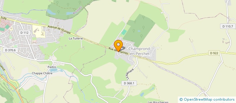 localisation de l'entreprise SCI DE LA VALLEE à CHAMPROND-EN-PERCHET