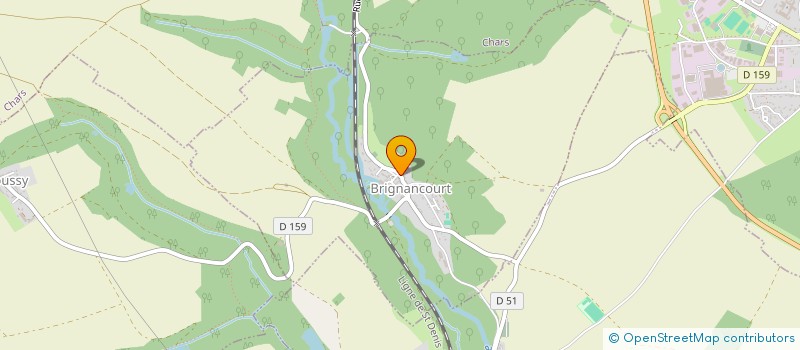 localisation de l'entreprise SCI DE LA VALLEE  BRIGNANCOURT