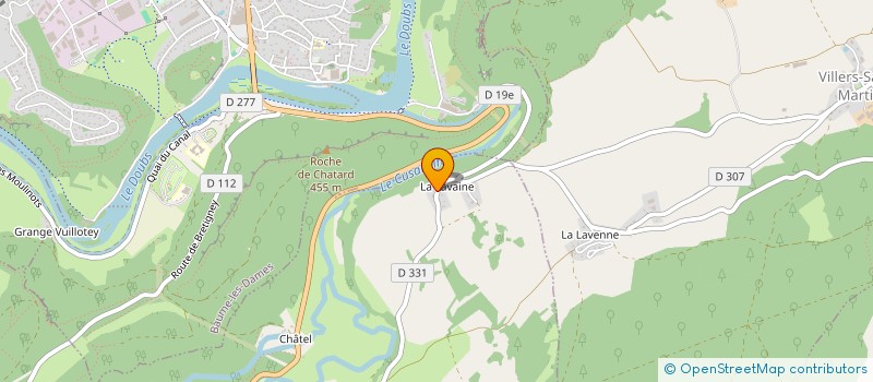 localisation de l'entreprise SCI DE LA VALLEE  PONT-LES-MOULINS