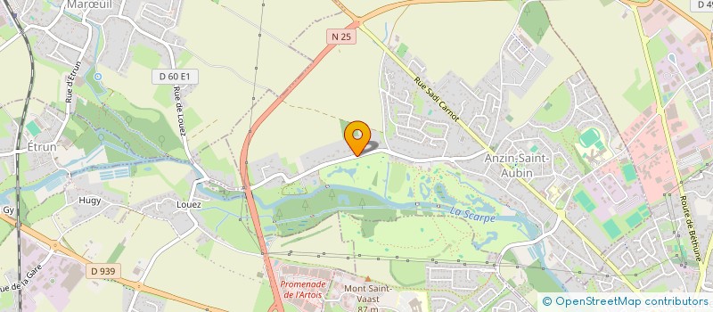 localisation de l'entreprise SCI DE LA VALLEE  ANZIN-SAINT-AUBIN