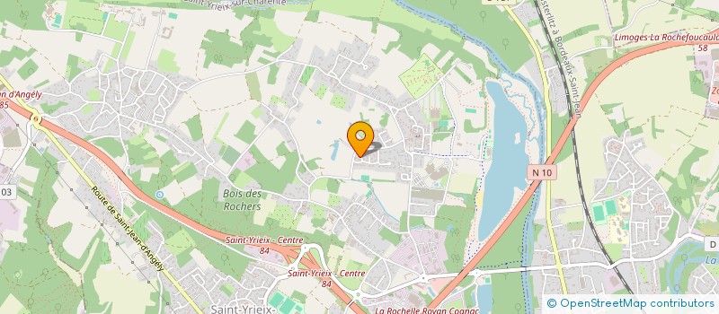 localisation de l'entreprise SCI DE LA VALLEE à SAINT-YRIEIX-SUR-CHARENTE