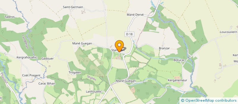 localisation de l'entreprise SCI DE LA VALLEE BLANCHE  SEGLIEN