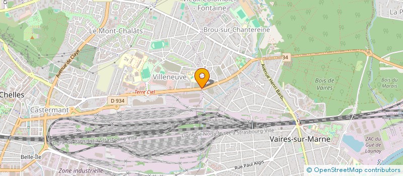 localisation de l'entreprise SCI DE LA VALLEE DE CHELLES  CHELLES