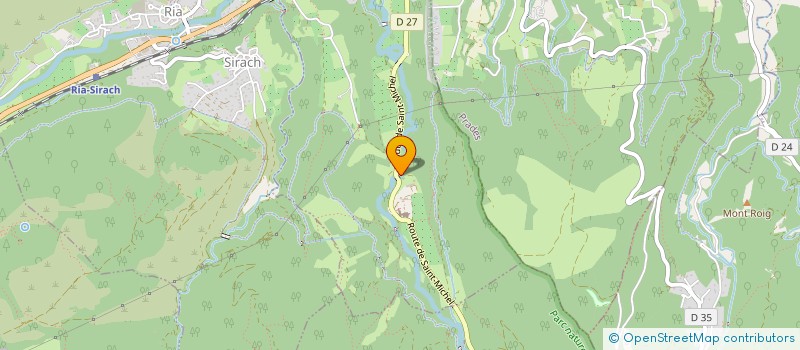 localisation de l'entreprise SCI DE LA VALLEE DE CUXA  CODALET