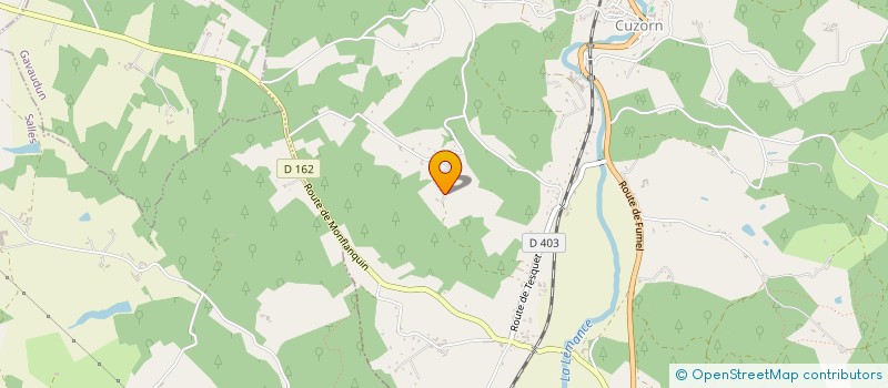 localisation de l'entreprise SCI DE LA VALLEE DE CUZORN  CUZORN