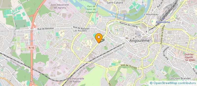 localisation de l'entreprise SCI DE LA VALLEE DE L'ANGUIENNE à ANGOULEME