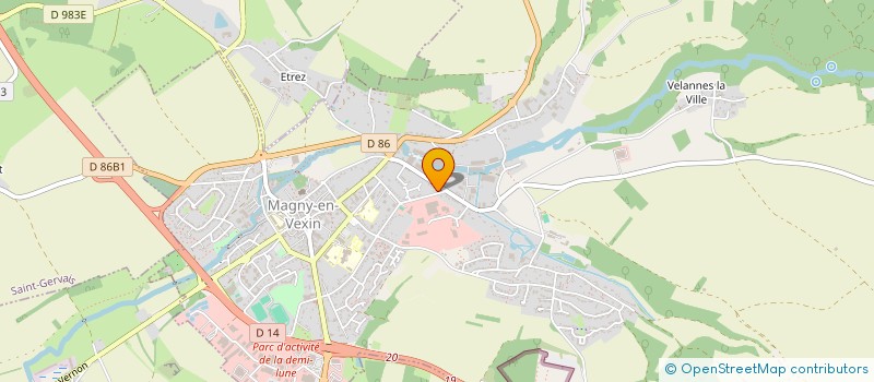 localisation de l'entreprise SCI DE LA VALLEE DE L'EPTE  MAGNY-EN-VEXIN