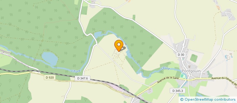 localisation de l'entreprise SCI DE LA VALLEE DE L'EURE à PONTGOUIN