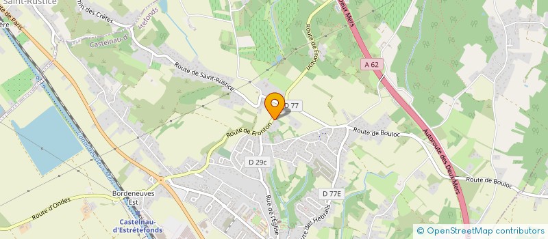 localisation de l'entreprise SCI DE LA VALLEE DE L'HERS  CASTELNAU-D'ESTRETEFONDS