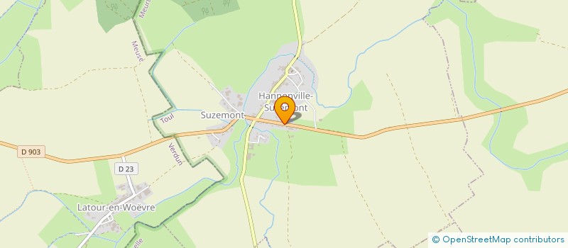 localisation de l'entreprise SCI DE LA VALLEE DE L'YRON  HANNONVILLE-SUZEMONT
